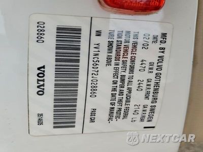 Zdjęcie 12 z 12 samochodu: 2002 VOLVO C70 VIN:YV1NC56D72J028860 - miniatura