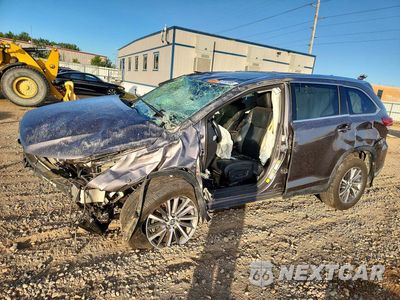 2019 TOYOTA HIGHLANDER XLE 5TDJZRFH8KS580903 - główne zdjęcie licytacji z USA - miniatura