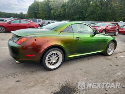Trzecie zdjęcie samochodu z tyłu: 2002 LEXUS SC 430 VIN:JTHFN48Y320004767 - miniatura