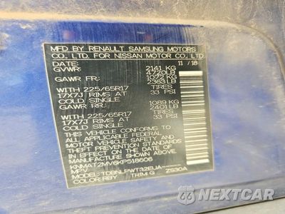 Zdjęcie 14 z 14 samochodu: 2019 NISSAN ROGUE S VIN:KNMAT2MV6KP518606 - miniatura