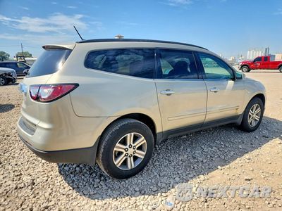 Trzecie zdjęcie samochodu z tyłu: 2015 CHEVROLET TRAVERSE LT VIN:1GNKRGKD6FJ246505 - miniatura