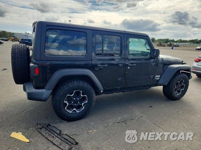 Trzecie zdjęcie samochodu z tyłu: 2020 JEEP WRANGLER UNLIMITED SPORT VIN:1C4HJXDN4LW311950 - miniatura