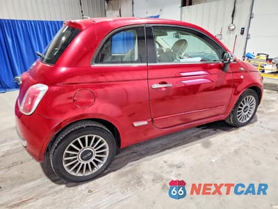 Trzecie zdjęcie samochodu z tyłu: 2012 FIAT 500 LOUNGE VIN:3C3CFFCR3CT117897 - miniatura