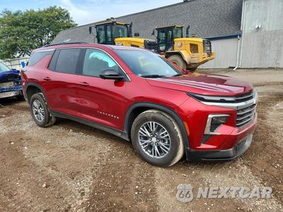 Czwarte zdjęcie samochodu z boku: 2024 CHEVROLET TRAVERSE LT VIN:1GNERGKS7RJ211410 - miniatura
