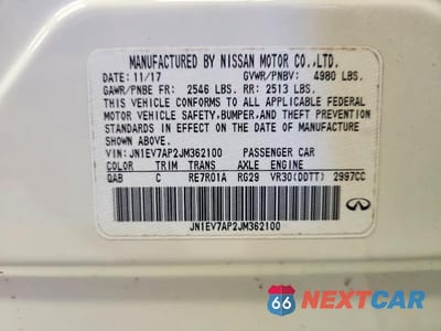 Zdjęcie 12 z 12 samochodu: 2018 INFINITI Q50 3.0T LUXE VIN:JN1EV7AP2JM362100 - miniatura