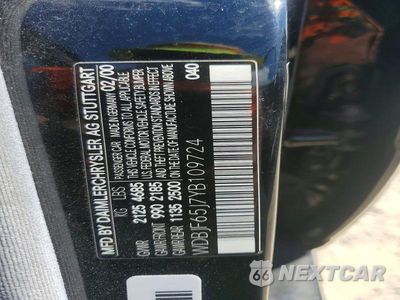 Zdjęcie 12 z 12 samochodu: 2000 MERCEDES-BENZ E 320 VIN:WDBJF65J7YB109724 - miniatura