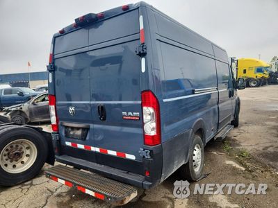 Trzecie zdjęcie samochodu z tyłu: 2020 RAM PROMASTER 3500 DELIVERY VAN VIN:3C6URVJG9LE145265 - miniatura