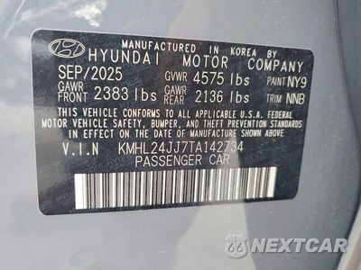 Zdjęcie 12 z 12 samochodu: 2026 HYUNDAI SONATA HYBRID BLUE VIN:KMHL24JJ7TA142734 - miniatura
