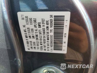 Zdjęcie 12 z 12 samochodu: 2012 HONDA ACCORD EXL VIN:1HGCS2B88CA000902 - miniatura