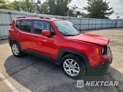 Czwarte zdjęcie samochodu z boku: 2016 JEEP RENEGADE LATITUDE VIN:ZACCJABT9GPD61559 - miniatura