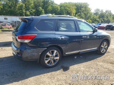 Trzecie zdjęcie samochodu z tyłu: 2015 NISSAN PATHFINDER S VIN:5N1AR2MM4FC704546 - miniatura