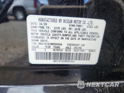 Zdjęcie 12 z 12 samochodu: 2009 INFINITI G37 SEDAN BASE VIN:JNKCV61E29M304544 - miniatura