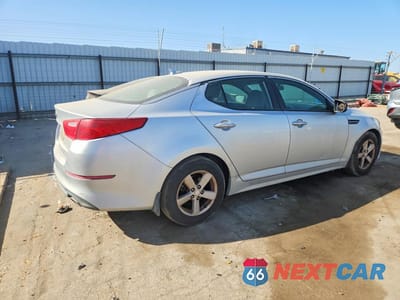 Trzecie zdjęcie samochodu z tyłu: 2014 KIA OPTIMA LX VIN:5XXGM4A78EG270167 - miniatura