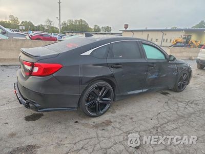 Trzecie zdjęcie samochodu z tyłu: 2022 HONDA ACCORD SPORT VIN:1HGCV1F36NA111354 - miniatura