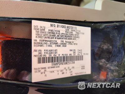 Zdjęcie 12 z 12 samochodu: 2010 FORD FOCUS SE VIN:1FAHP3FN7AW251704 - miniatura