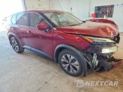 Czwarte zdjęcie samochodu z boku: 2021 NISSAN ROGUE SV VIN:JN8AT3BB9MW219624 - miniatura