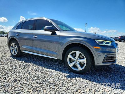 Czwarte zdjęcie samochodu z boku: 2020 AUDI Q5 PREMIUM PLUS VIN:WA1BNAFY6L2007714 - miniatura
