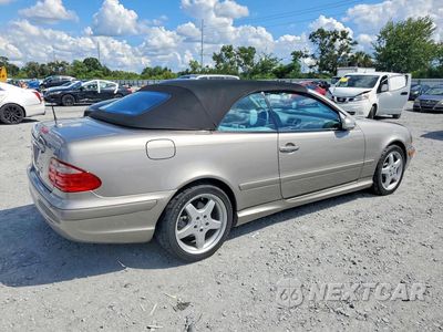 Trzecie zdjęcie samochodu z tyłu: 2003 MERCEDES-BENZ CLK 430 VIN:WDBLK70G23T138119 - miniatura