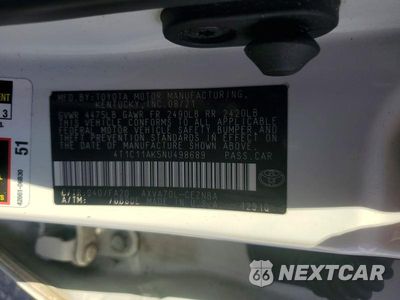 Zdjęcie 12 z 12 samochodu: 2022 TOYOTA CAMRY LE VIN:4T1C11AK5NU498689 - miniatura