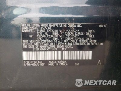 Zdjęcie 13 z 13 samochodu: 2012 TOYOTA RAV4 LIMITED VIN:2T3DF4DV6CW251909 - miniatura