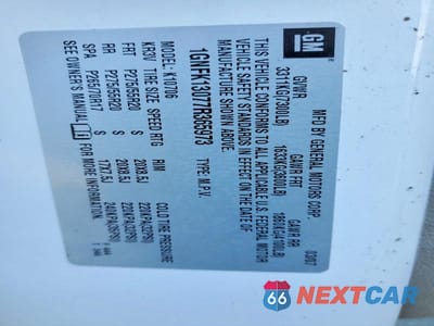 Zdjęcie 12 z 12 samochodu: 2007 CHEVROLET TAHOE K1500 VIN:1GNFK13077R365973 - miniatura