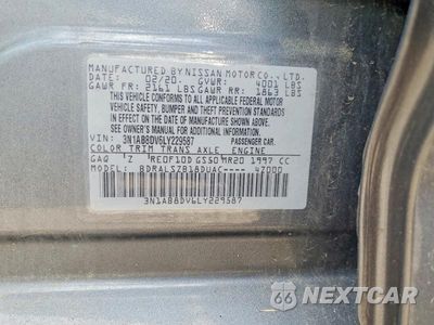 Zdjęcie 12 z 12 samochodu: 2020 NISSAN SENTRA SR VIN:3N1AB8DV6LY229587 - miniatura