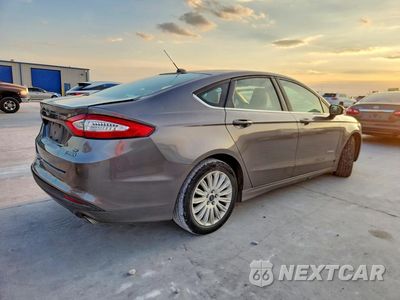 Trzecie zdjęcie samochodu z tyłu: 2014 FORD FUSION SE HYBRID VIN:3FA6P0LU7ER283854 - miniatura