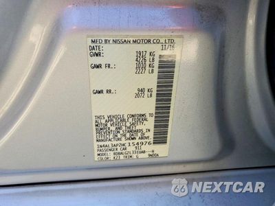 Zdjęcie 12 z 12 samochodu: 2017 NISSAN ALTIMA 2.5 S VIN:1N4AL3AP2HC154976 - miniatura