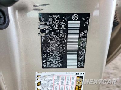 Zdjęcie 12 z 12 samochodu: 2007 TOYOTA CAMRY LE VIN:JTNBE46K773045628 - miniatura