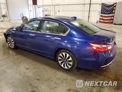Drugie zdjęcie samochodu z przodu: 2017 HONDA ACCORD HYBRID EXL VIN:JHMCR6F5XHC028972 - miniatura
