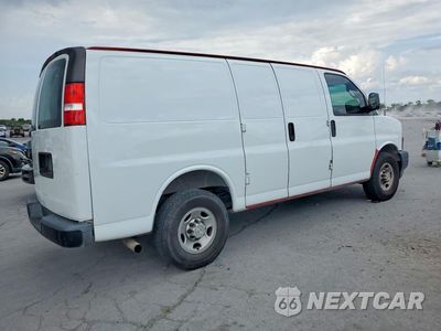 Trzecie zdjęcie samochodu z tyłu: 2019 CHEVROLET EXPRESS 2500 CARGO DELIVERY VAN VIN:1GCWGAFP3K1333211 - miniatura