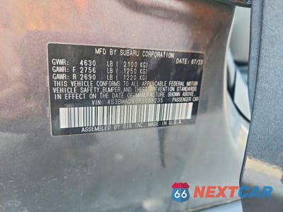 Zdjęcie 12 z 12 samochodu: 2024 SUBARU LEGACY PREMIUM VIN:4S3BWAD60R3008235 - miniatura
