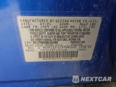 Zdjęcie 13 z 13 samochodu: 2021 NISSAN KICKS S VIN:3N1CP5BV3ML522468 - miniatura