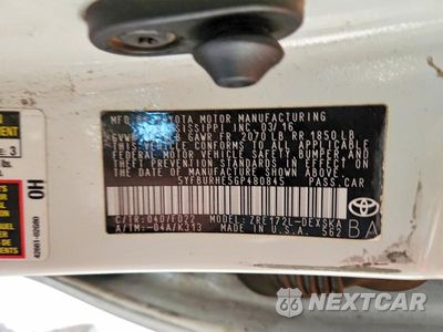 Zdjęcie 12 z 12 samochodu: 2016 TOYOTA COROLLA S PLUS VIN:5YFBURHE5GP480845 - miniatura