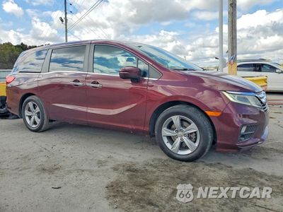 Czwarte zdjęcie samochodu z boku: 2018 HONDA ODYSSEY EXL VIN:5FNRL6H72JB085106 - miniatura