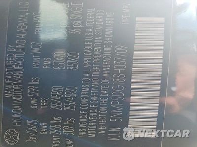 Zdjęcie 13 z 13 samochodu: 2025 HYUNDAI SANTA FE CALLIGRAPHY VIN:5NMP5DG18SH037709 - miniatura