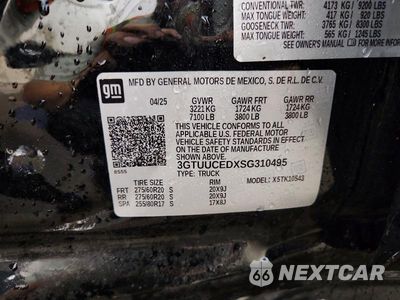 Zdjęcie 13 z 13 samochodu: 2025 GMC SIERRA K1500 ELEVATION VIN:3GTUUCEDXSG310495 - miniatura