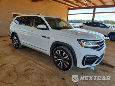 Czwarte zdjęcie samochodu z boku: 2021 VOLKSWAGEN ATLAS SEL R-LINE VIN:1V2CR2CA9MC556040 - miniatura