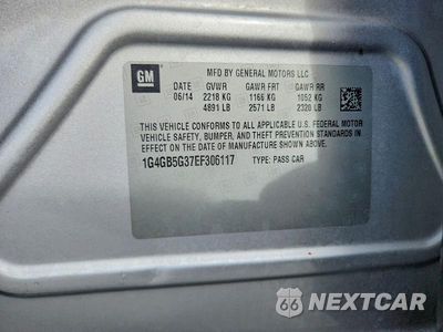 Zdjęcie 12 z 12 samochodu: 2014 BUICK LACROSSE VIN:1G4GB5G37EF306117 - miniatura