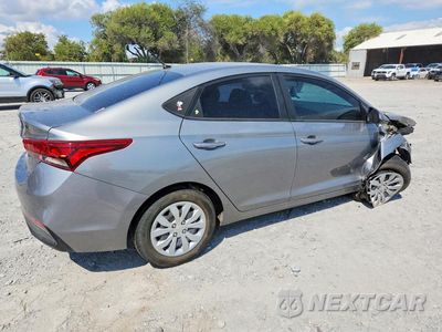Trzecie zdjęcie samochodu z tyłu: 2022 HYUNDAI ACCENT SE VIN:3KPC24A66NE177040 - miniatura