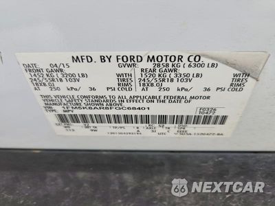 Zdjęcie 13 z 13 samochodu: 2015 FORD EXPLORER POLICE INTERCEPTOR VIN:1FM5K8AR8FGC68401 - miniatura