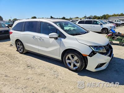 Czwarte zdjęcie samochodu z boku: 2019 HONDA ODYSSEY EXL VIN:5FNRL6H72KB041351 - miniatura