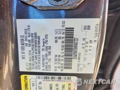 Zdjęcie 12 z 12 samochodu: 2017 FORD FUSION SE VIN:3FA6P0H70HR407227 - miniatura