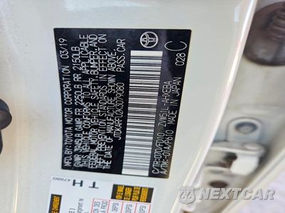 Zdjęcie 12 z 12 samochodu: 2019 TOYOTA PRIUS LE VIN:JTDKARFU2K3079080 - miniatura
