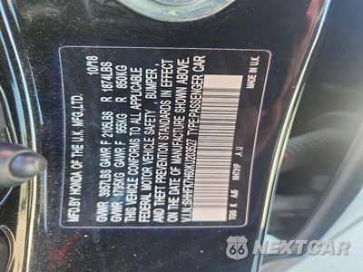 Zdjęcie 12 z 12 samochodu: 2019 HONDA CIVIC EX VIN:SHHFK7H60KU203527 - miniatura
