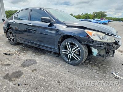Czwarte zdjęcie samochodu z boku: 2017 HONDA ACCORD SPORT SPECIAL EDITION VIN:1HGCR2F14HA178113 - miniatura