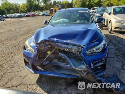 Piąte zdjęcie samochodu w środku: 2018 INFINITI Q50 RED SPORT 400 VIN:JN1FV7ARXJM481714 - miniatura