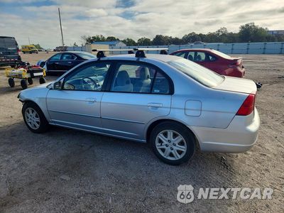 Drugie zdjęcie samochodu z przodu: 2003 HONDA CIVIC EX VIN:2HGES26773H580641 - miniatura