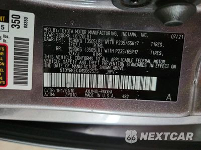 Zdjęcie 13 z 13 samochodu: 2021 TOYOTA SIENNA XLE VIN:5TDYRKEC4MS062575 - miniatura