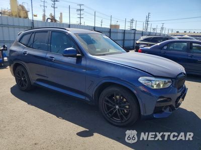 Czwarte zdjęcie samochodu z boku: 2021 BMW X3 XDRIVE30I VIN:5UXTY5C07M9H38332 - miniatura